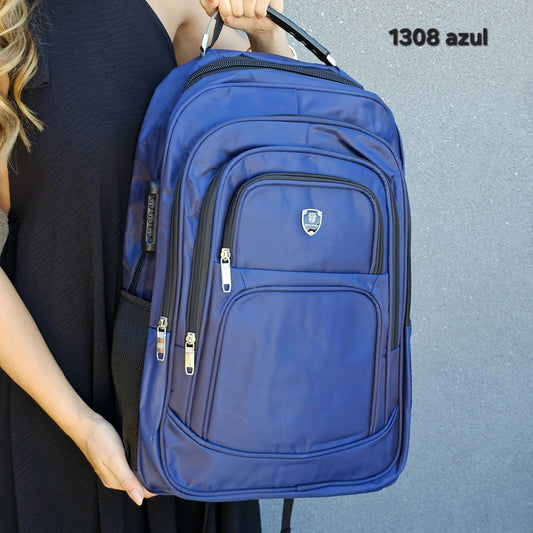 1308 Mochila Masculina Lucky Girl Executiva Red Flamingo ? Robusta, Segura e Tecnológica