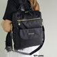 1211 Mochila Feminina Pavão de Ouro Nylon