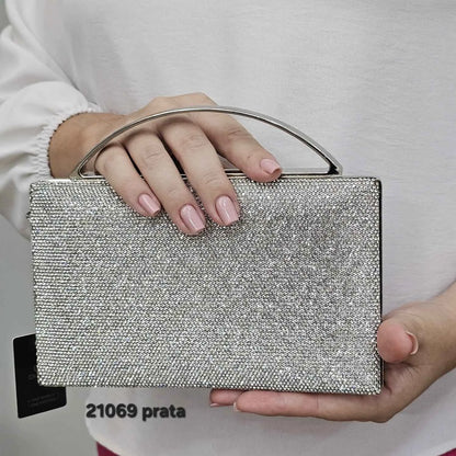 21069 Clutch LACE LORE : Brilho Intenso e Elegância para Festas e Eventos Especiais