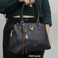 21201 Bolsa Estruturada Lace Lore em Poliuretano PU com Alça Transversal