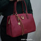21201 Bolsa Estruturada Lace Lore em Poliuretano PU com Alça Transversal