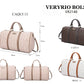 2148 Mala de Mão Feminina Veryrio em PU Monograma - Bolsa de Viagem e Academia Espaçosa