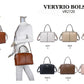 2720 Bolsa Feminina Satchel Veryrio com Divisória Central em PU