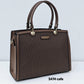 3474 Bolsa Feminina de Ombro Veryrio Estruturada com Textura Tressê