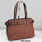 4107 Bolsa Tote Executiva Veryrio com Detalhe de Cinto em PU
