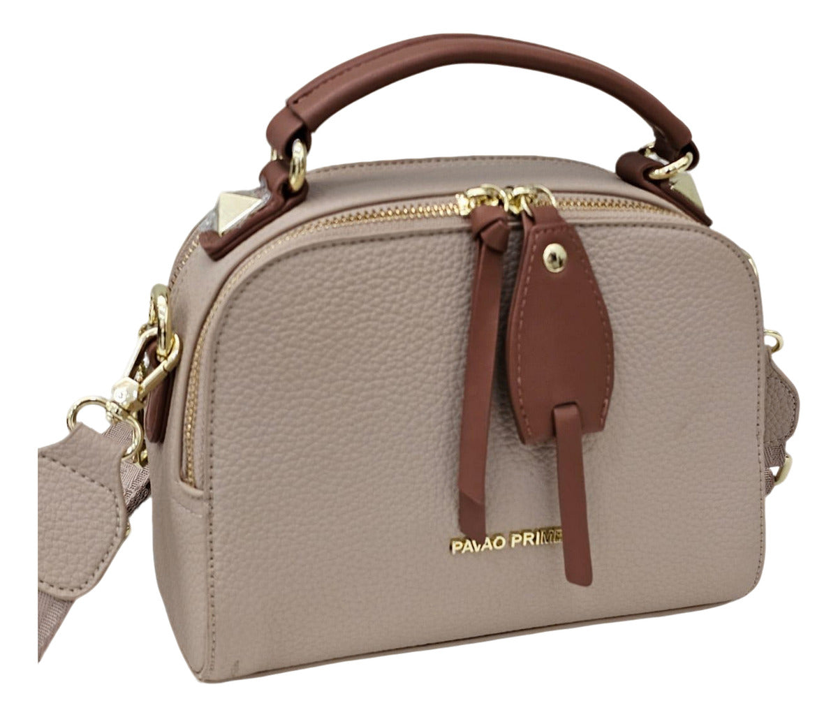 Bolsa Pequena Pavão Prime Estruturada Alça Larga Premium