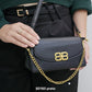 80160 Bolsa Feminina Berelina Transversal Flap em Poliuretano PU