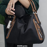 80296 Bolsa Feminina Berelina Hobo de Ombro em Poliuretano PU