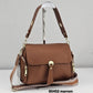 Bolsa Transversal Berelina Poliuretano PU Com Lenço Decorativo