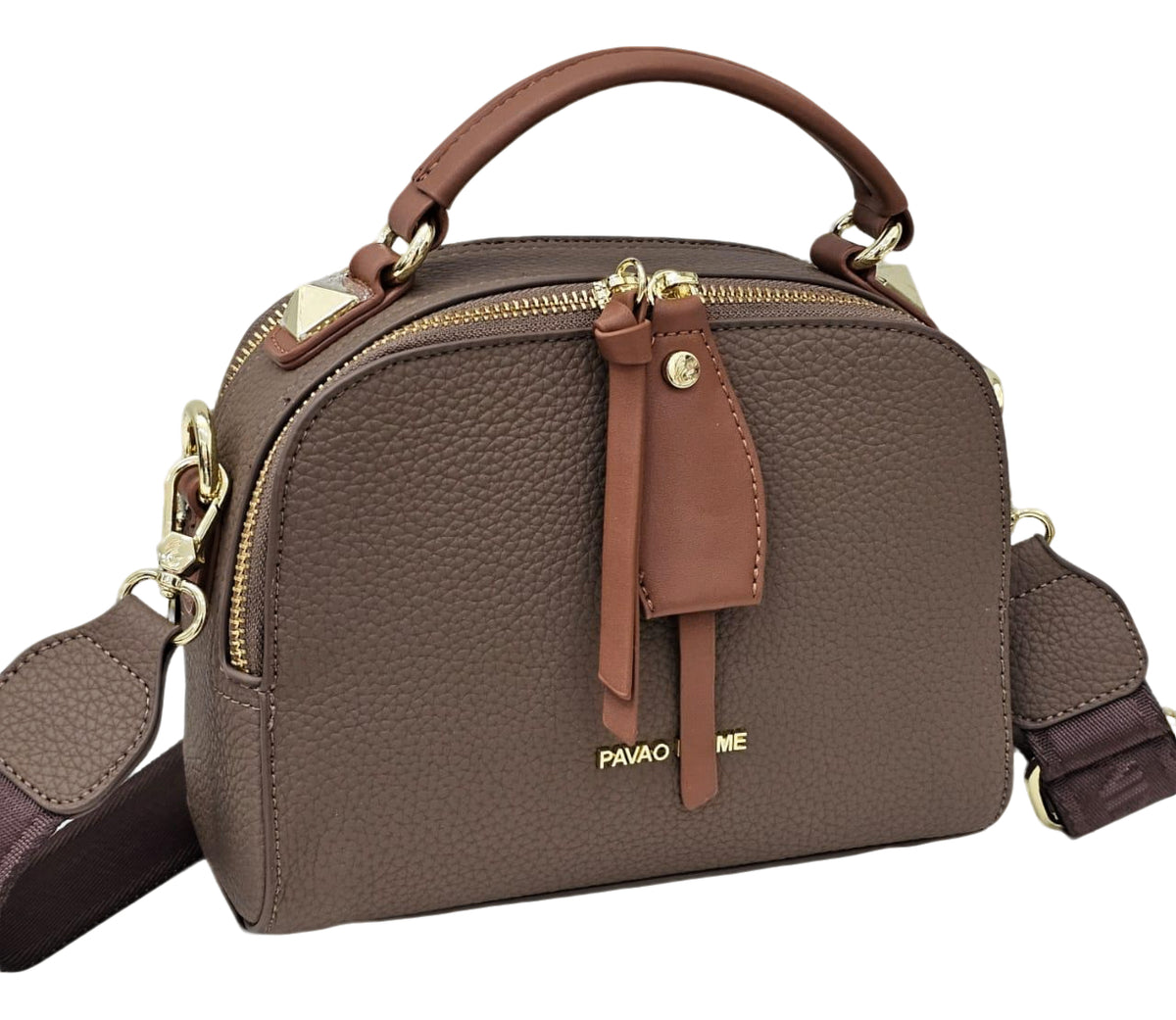 Bolsa Pequena Pavão Prime Estruturada Alça Larga Premium