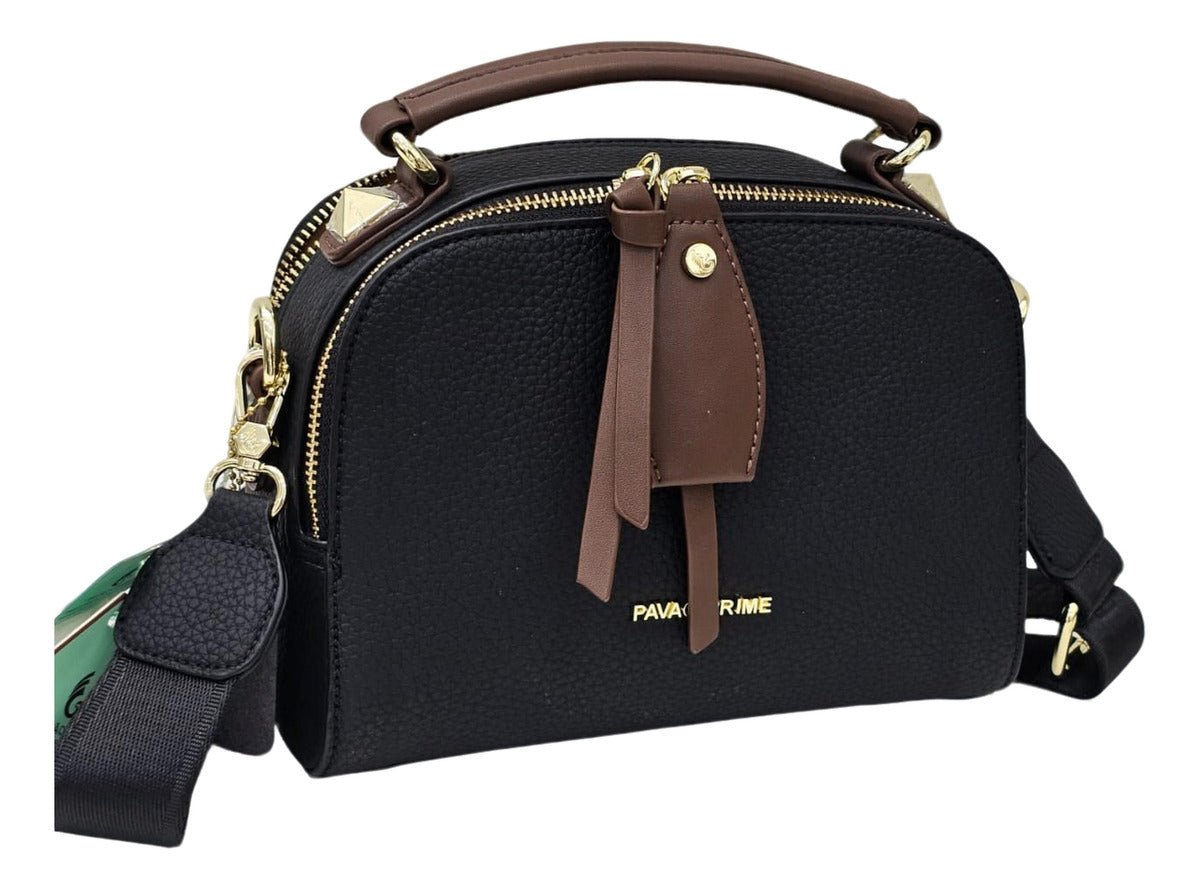 Bolsa Pequena Pavão Prime Estruturada Alça Larga Premium