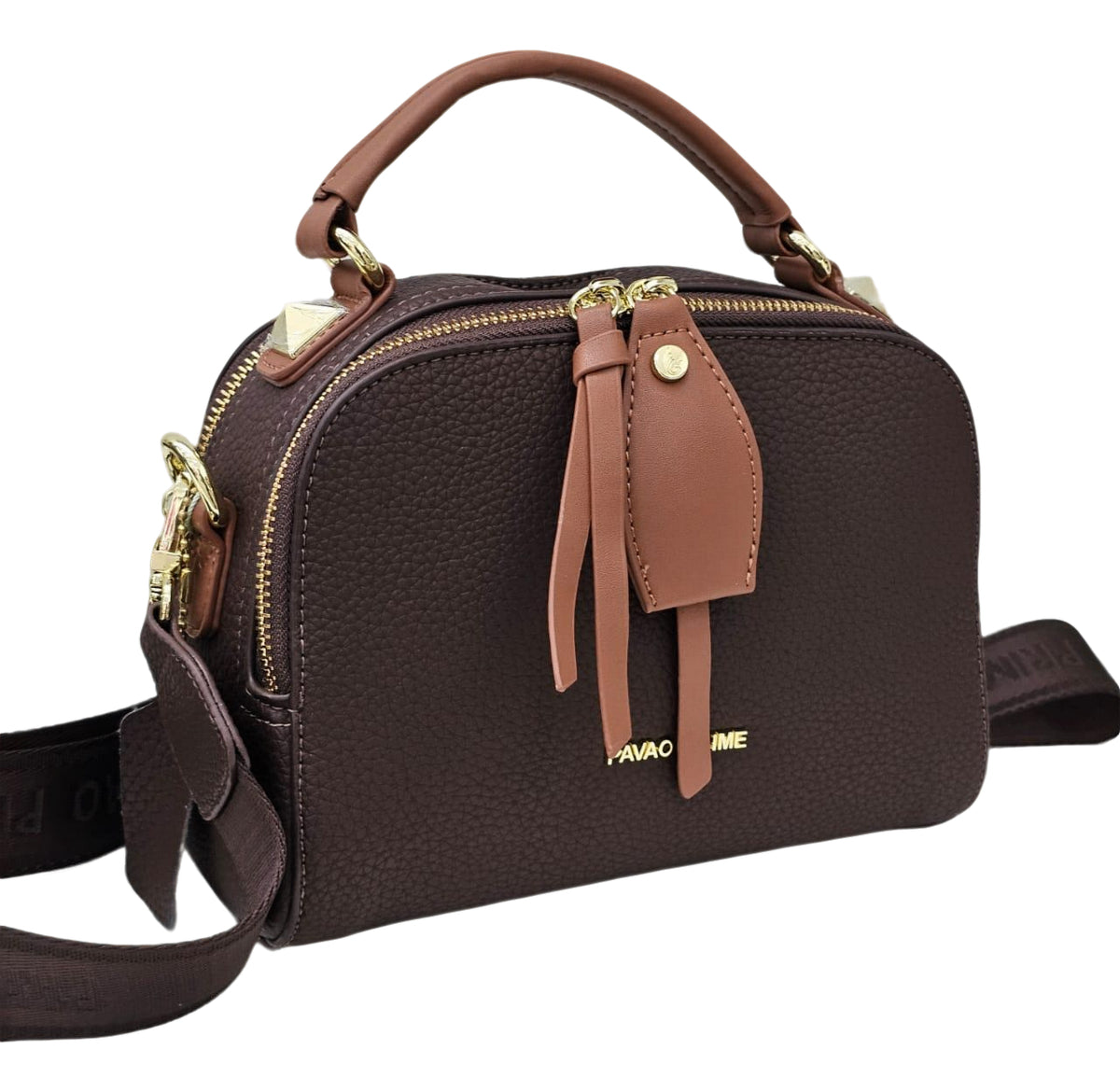 Bolsa Pequena Pavão Prime Estruturada Alça Larga Premium