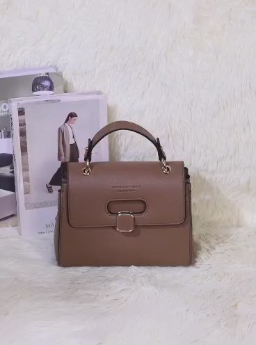 3291 Bolsa Feminina Transversal Veryrio com Fecho Frontal Design