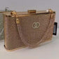 21196 Clutch LACE LORE Strass Brilhante: Bolsa de Festa Luxuosa para Eventos Especiais